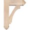 Ekena Millwork Imperial Arts and Crafts Smooth Bracket w/ Offset Brace, Douglas Fir, 7 1/2"W x 24"D x 32"H BKT0806X24X32IMP03SDF - alternate 4